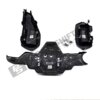 Bottom side of OEM BMW M carbon engine cover extension set - 11122455570