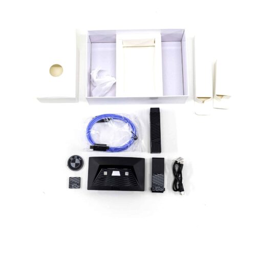 Top shot of the OEM BMW UV-C Disinfection light kit