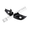 Bottom side view of OEM BMW M Carbon fiber mirror caps for BMW G9X M5 51168083557-51168083558