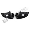 Bottom view of OEM BMW M Carbon fiber mirror caps for BMW G9X M5 51168083557-51168083558