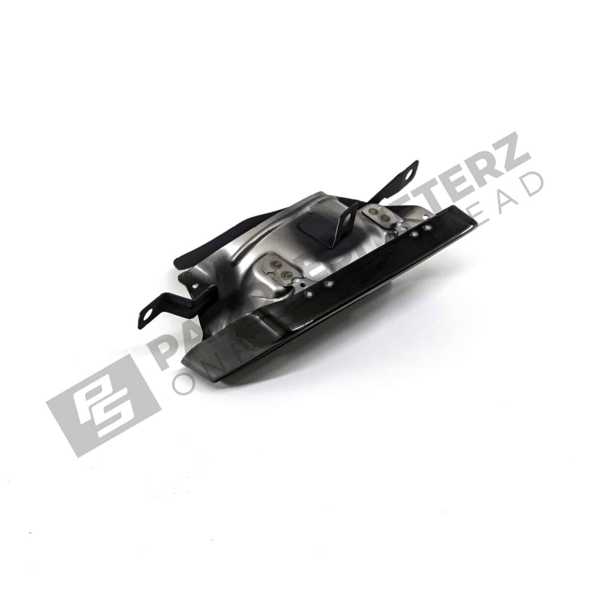 Top down view of OEM BMW Gloss Black Exhaust pipe trims F44 GranCoupe M235i 51128080495