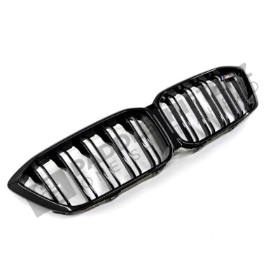 Seitenansicht des OEM BMW Kühlergrills schwarz glänzend F87 M2 Comp, CS - 51135A386B3