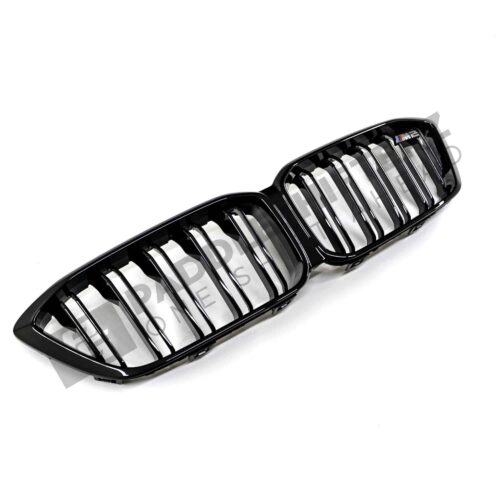 Side view of OEM BMW Gloss black Grille F87 M2 Comp, CS – 51135A386B3