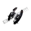 OEM BMW M Extended gloss black paddle shifters - 61315A3B6A9 from the side