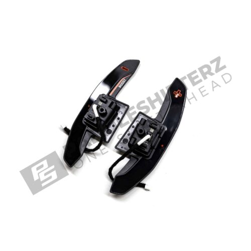 OEM BMW M Extended gloss black paddle shifters - 61315A3B6A9 from the side
