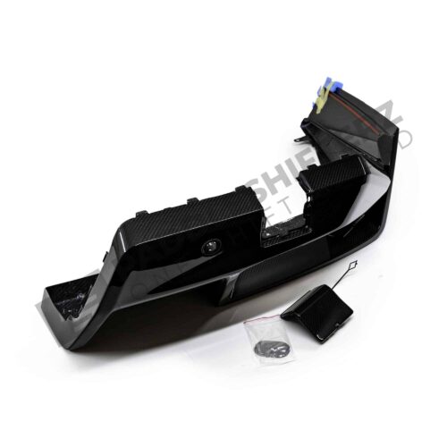 OEM BMW M Performance Carbon fiber rear diffuser right G90 G99 M5 51755A854A6 top view