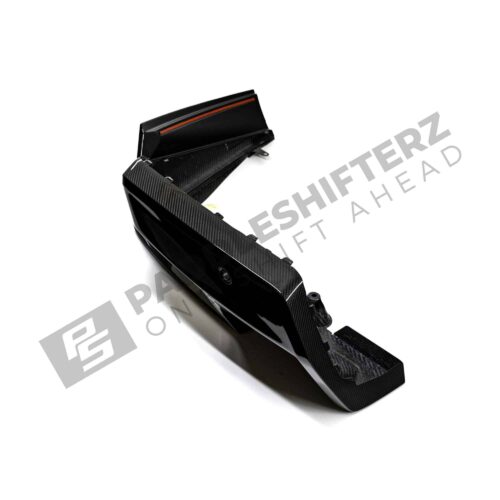 OEM BMW M Performance Carbon fiber rear diffuser left G90 G99 M5 51755A854A5 fron side view