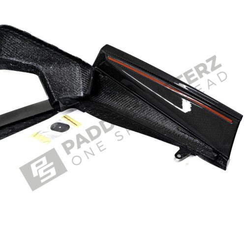 OEM BMW M Performance Carbon fiber rear diffuser left G90 G99 M5 51755A854A5 rear with tape
