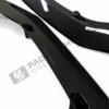Close up of OEM BMW M Performance Front Carbon fiber splitter set G9X M5