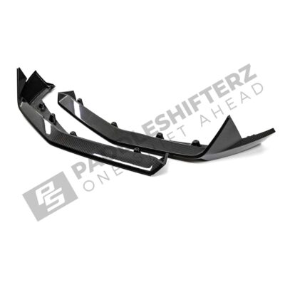 Side view of OEM BMW M Performance Front Carbon fiber splitter set G9X M5