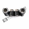 OEM BMW M performance carbon, titanium exhaust tip G90 G99 M5 18305B35D87 two pipes laid flat