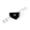 Front view of the OEM BMW Shadow line front grille camera piece X2 - 51135A32B37