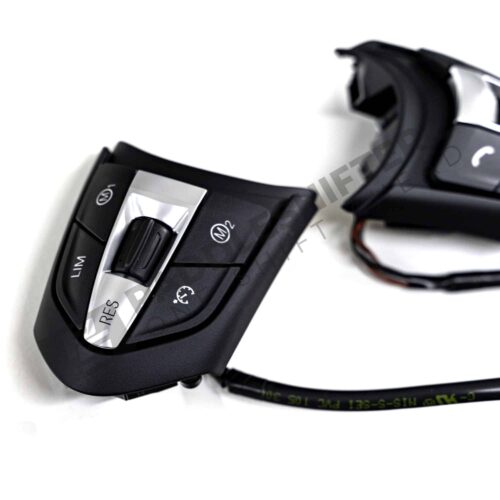 Close up view of the left of OEM BMW Switch multifct.steering wheel M-Sport - 61317849409