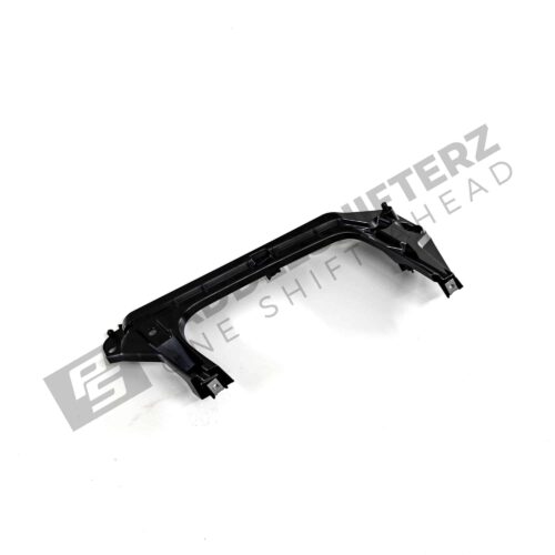 Side of OEM BMW bracket covers exhaust tailpipe for F44 GranCoupe 51128075530