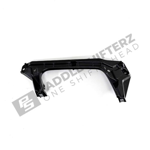 Rear of OEM BMW bracket covers exhaust tailpipe for F44 GranCoupe 51128075530