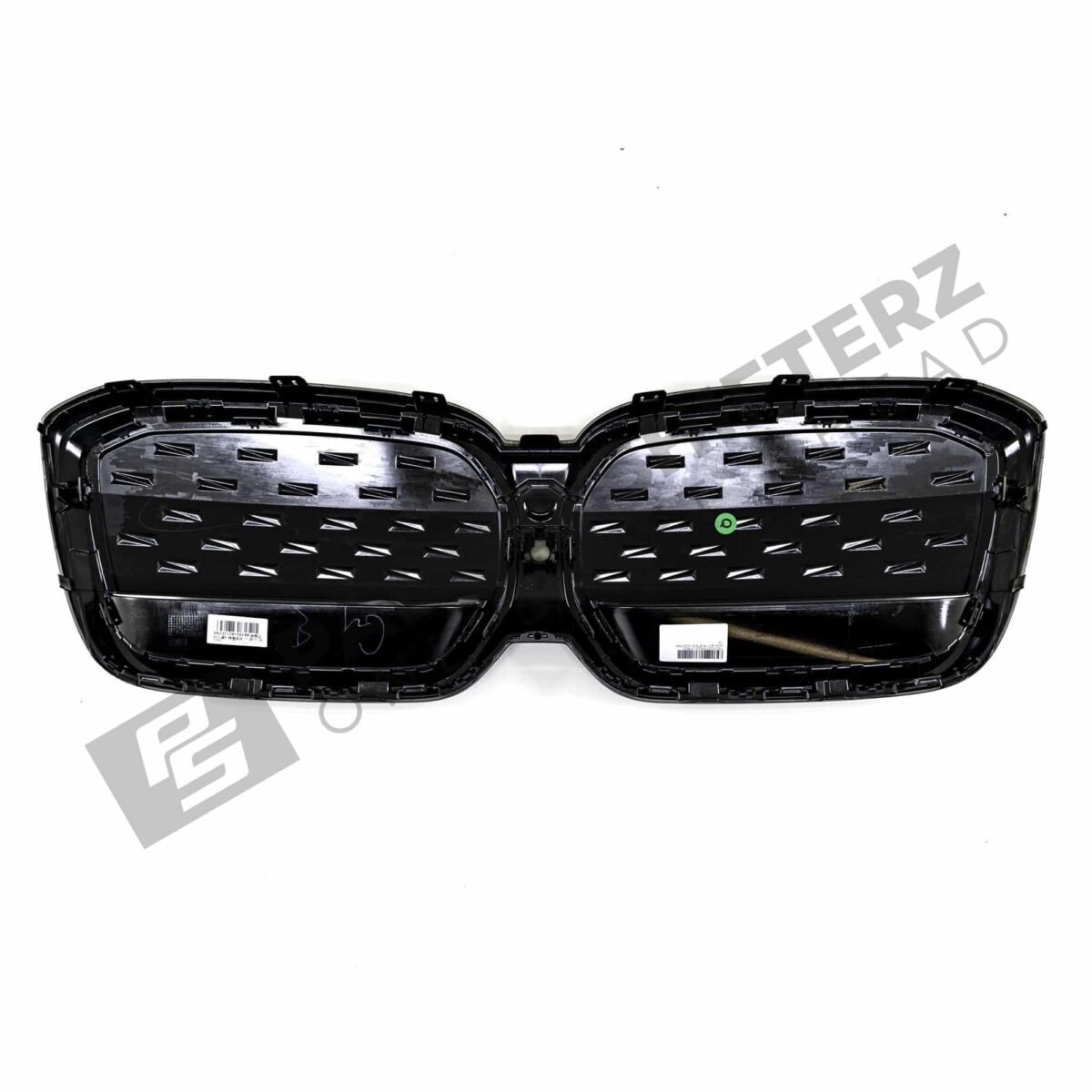 Top down view of the rear of OEM BMW iX3 G08 LCI Front grille - 51135A34E69