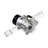 Front side view of OEM BMW Air compressor w/o magnetic clutch - 64529482996