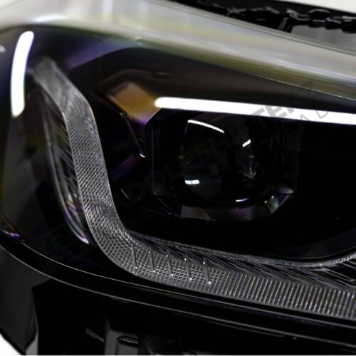 Close up OEM BMW G87 M2 Adaptive LED Headlights EU Spec Left LHD 63118087425