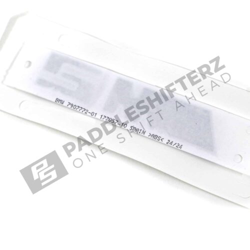 Rear view of OEM BMW G87 M2 LCI trunk badge 51147907772