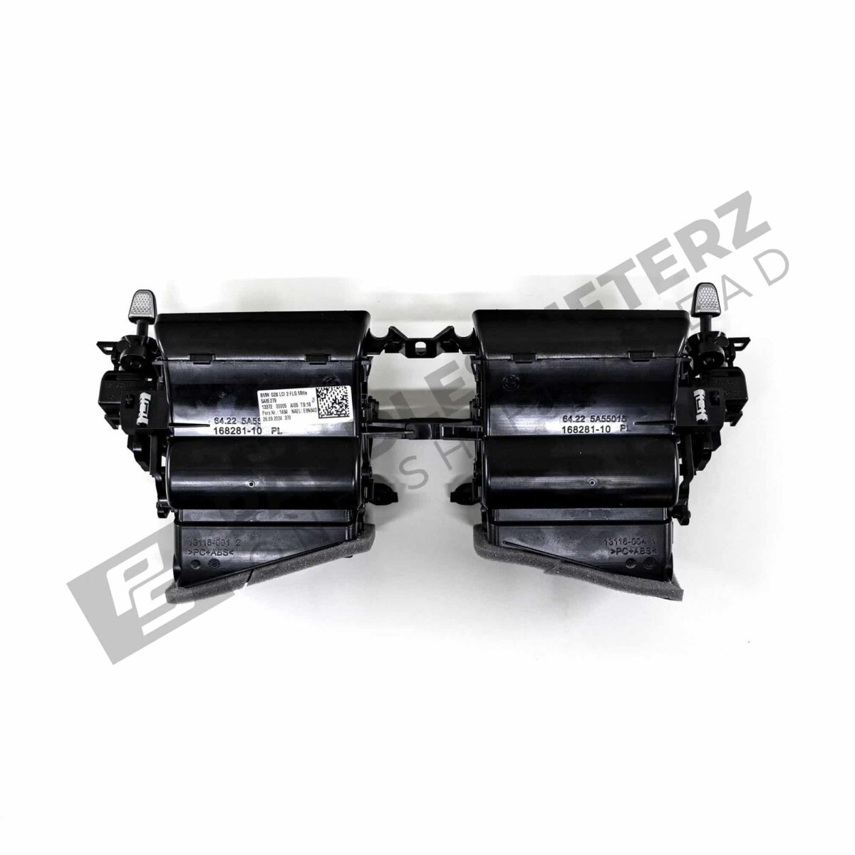 Top bottom view of PaddleShifterz OEM BMW LCI Fresh air grille center G2X, G8X 64225A8E279