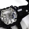 Close up view of OEM BMW M Flat bottom leather steering wheel - 32305A8A900