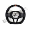 Rear top down view of OEM BMW M Flat bottom leather steering wheel - 32305A8A900