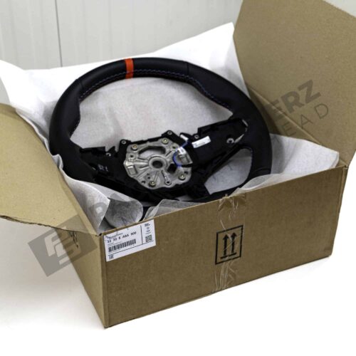 OEM BMW M Flat bottom leather steering wheel - 32305A8A900 in original box