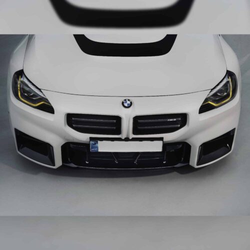 Top view of INDIV Carbon fiber front grilles for BMW G87 M2
