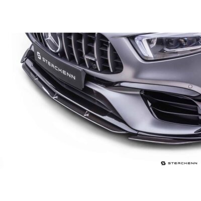 Sterckenn Carbon fiber front lip, spoiler - Mercedes Benz A Class W177 from the side