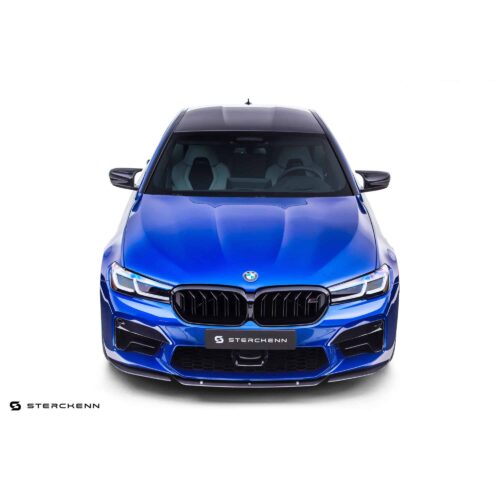 Front of the F90 M5 with Sterckenn Carbon fiber front lip, spoiler for F90 M5 LCI
