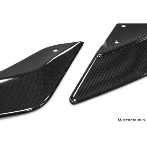 Close up of Sterckenn Carbon fiber front lip, spoiler for F90 M5 LCI