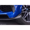 Right view of Sterckenn Carbon fiber front lip, spoiler for F95 X5M