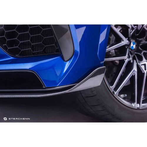 Right view of Sterckenn Carbon fiber front lip, spoiler for F95 X5M