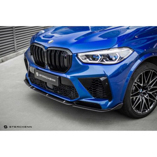 Front top view of the x5m and Sterckenn Carbon fiber front lip, spoiler for F95 X5M