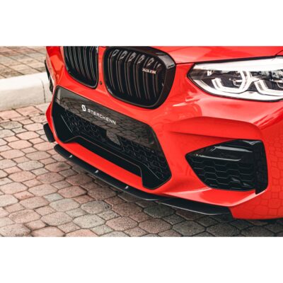 Close view of Sterckenn Carbon fiber front lip, spoiler for F97/F98 X3M, X4M