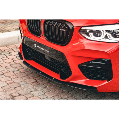 Close view of Sterckenn Carbon fiber front lip, spoiler for F97/F98 X3M, X4M