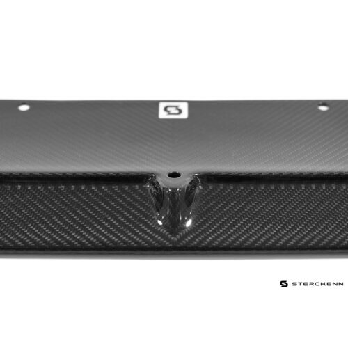 Close up of Sterckenn Carbon fiber front lip, spoiler for F97/F98 X3M, X4M