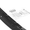 Close up of the hardware of Sterckenn Carbon fiber front lip, spoiler for G8X M3