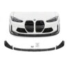 White M4 and Sterckenn Carbon fiber front lip, spoiler for G8X M3, M4