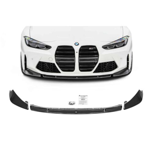 White M4 and Sterckenn Carbon fiber front lip, spoiler for G8X M3, M4