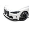 Sterckenn Carbon fiber front lip, spoiler for G8X M3, M4 on a white M4
