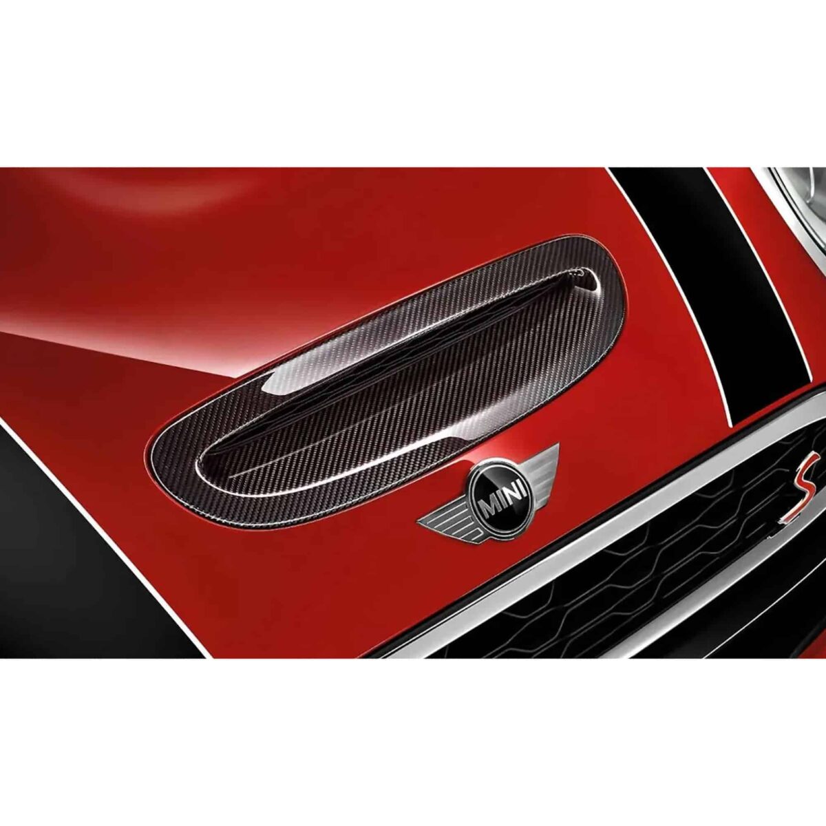 MINI JCW Motorhaube Lufteinlass 3x Kohlefaser - F Serie - 51142353346