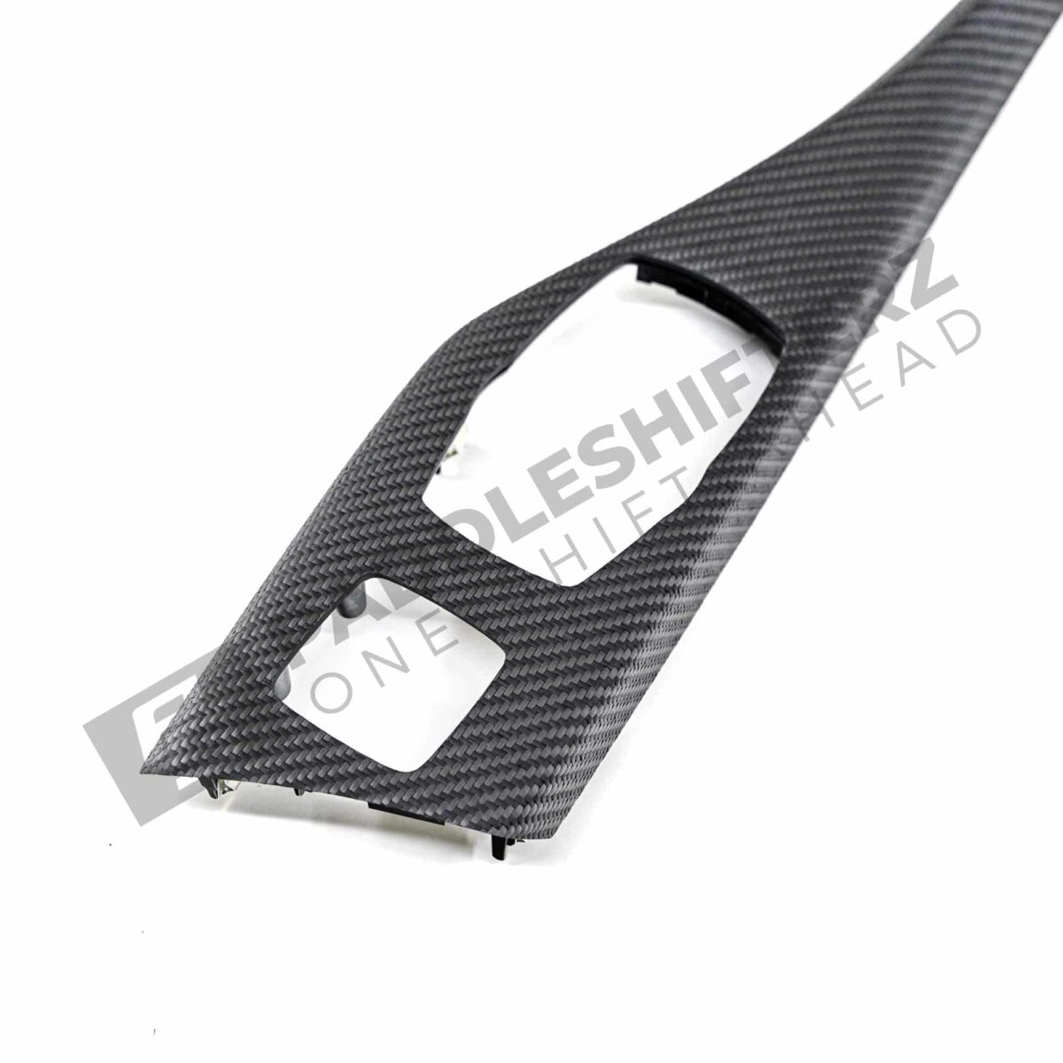 Button cutouts of PaddleShifterz OEM BMW Carbon fiber F87 M2 center console 51168088622