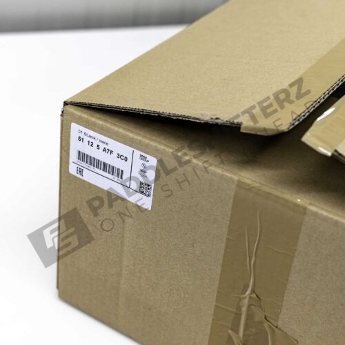 box of OEM BMW M Performance Carbon fiber diffuser left - 51125A7F3C0