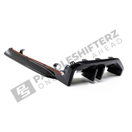 OEM BMW M Performance Carbon fiber diffuser left - 51125A7F3C0 side view
