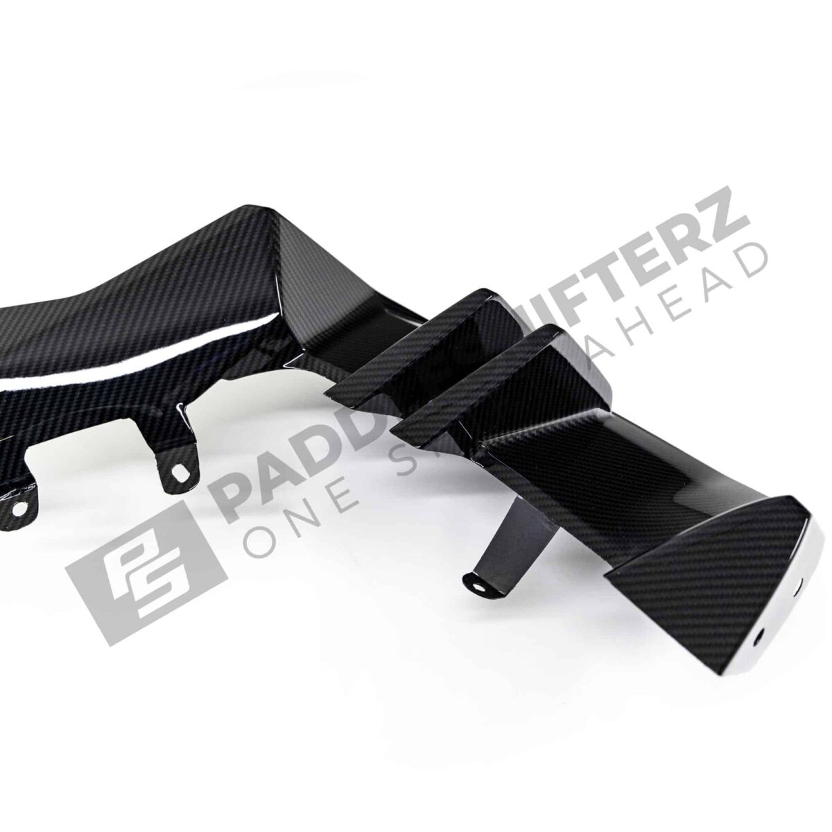 OEM BMW M Performance Carbon fiber diffuser left - 51125A7F3C0 bottom
