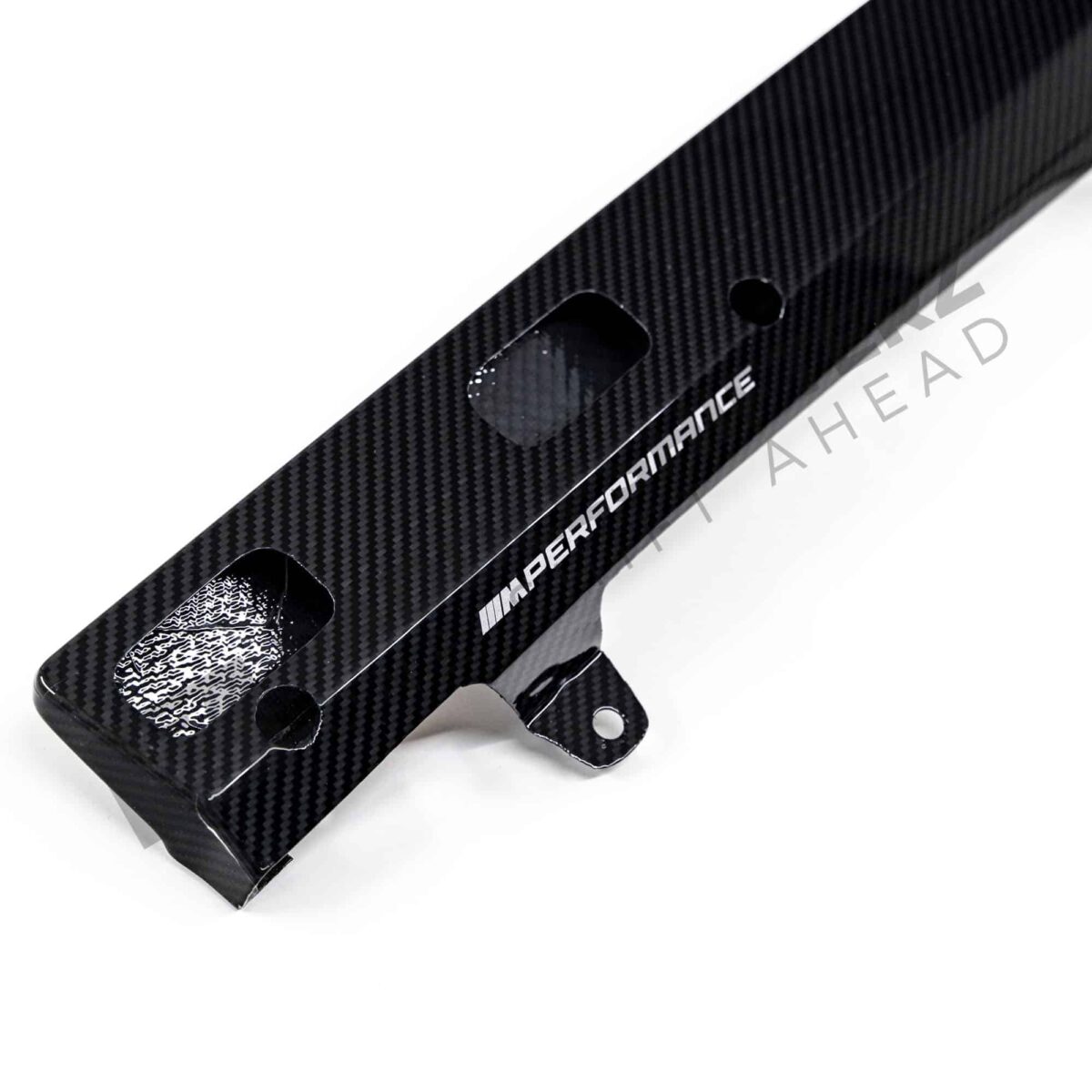 OEM BMW M Performance Carbon fiber diffuser left - 51125A7F3C0 M performance sticker