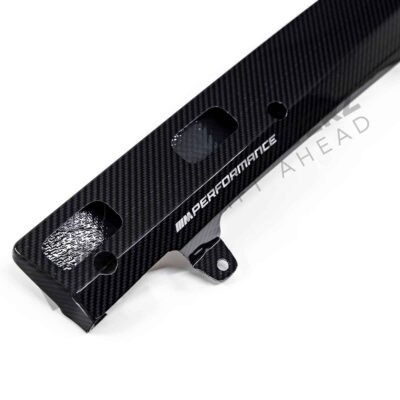 OEM BMW M Performance Carbon fiber diffuser left - 51125A7F3C0 M performance sticker