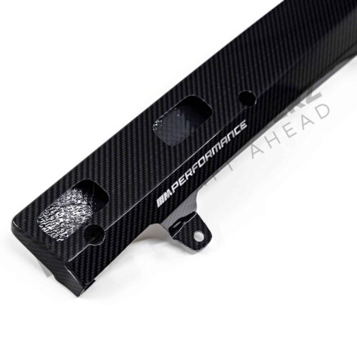 OEM BMW M Performance Carbon fiber diffuser left - 51125A7F3C0 M performance sticker