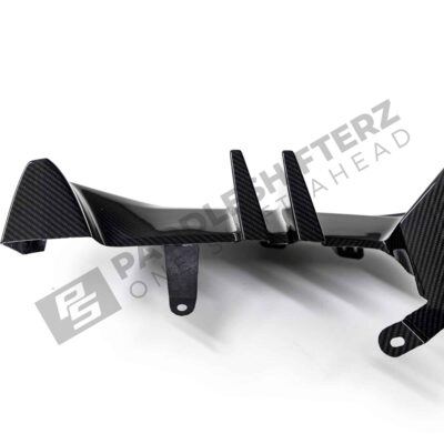OEM BMW M Performance Carbon fiber diffuser right - 51125A7F3C3 fins view